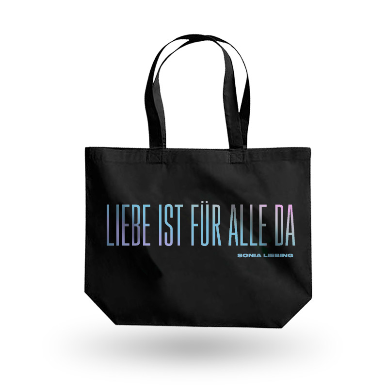 Sonia Liebing - Liebe Ist Für Alle Da Shopper Bag [schwarz]