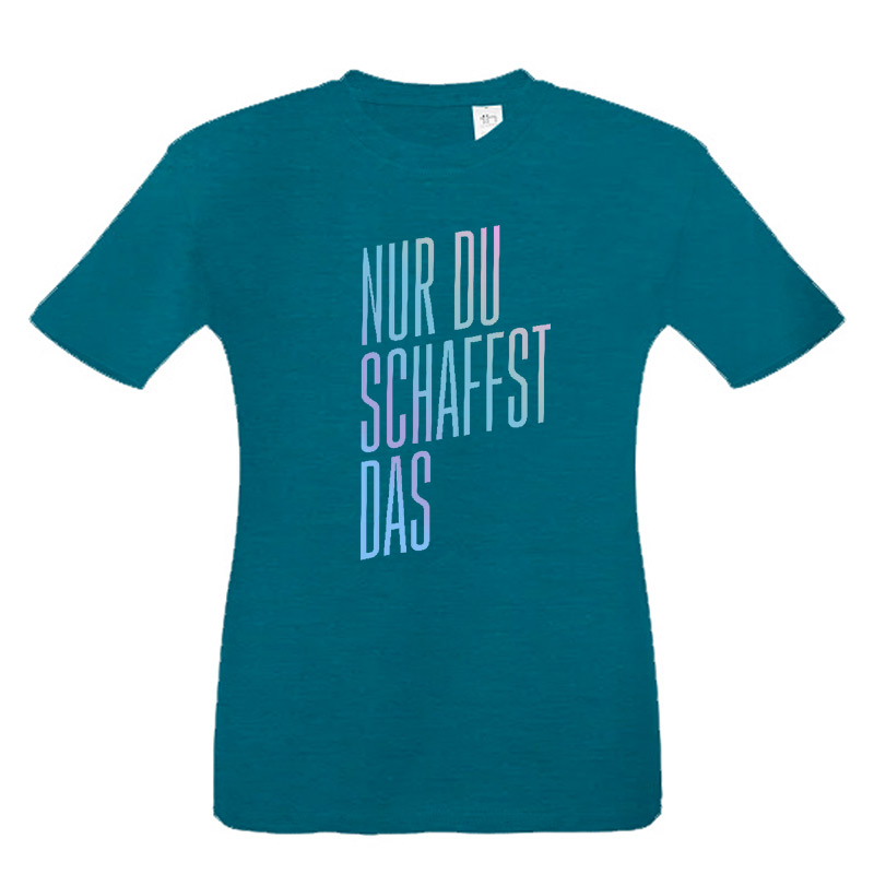 Sonia Liebing - Nur Du Schaffst Das T-Shirt Unisex [petrol]